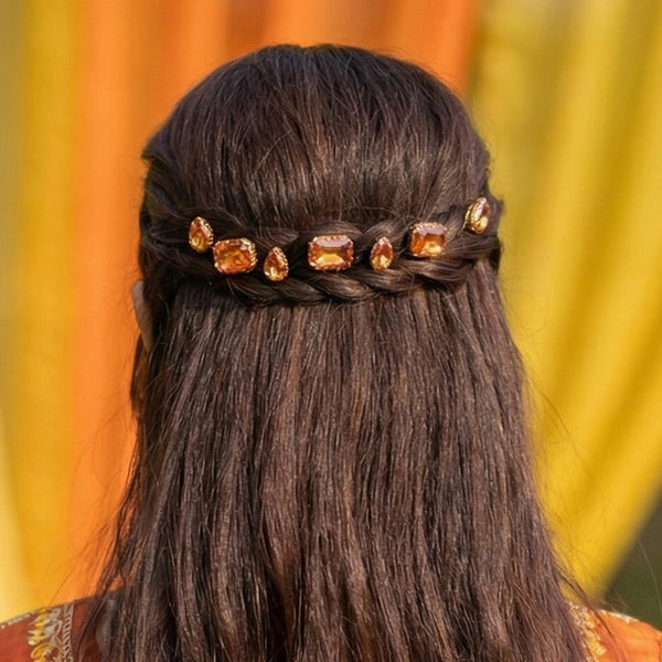 Crystal Pins - Set of 8 - Orange