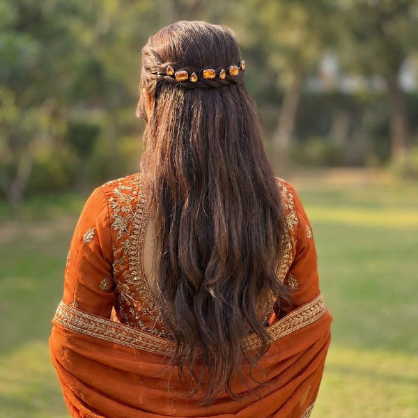 Crystal Pins - Set of 8 - Orange