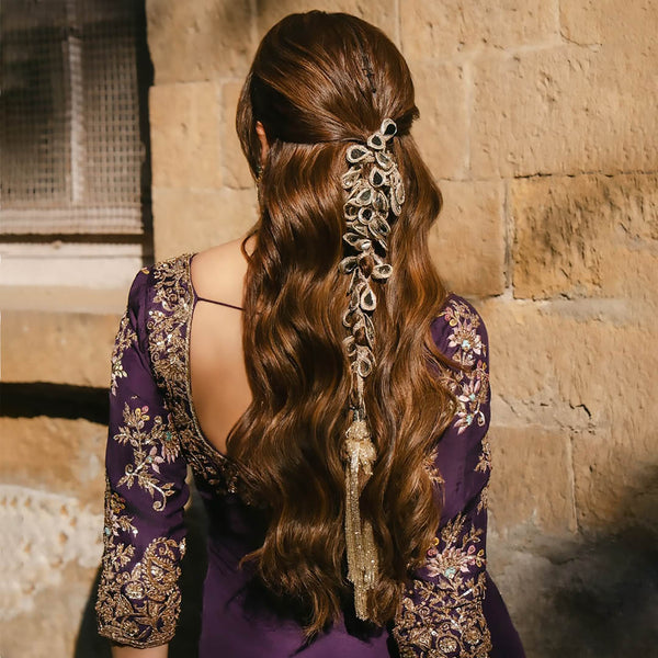 Mirror Parandi with Tassel - Gold