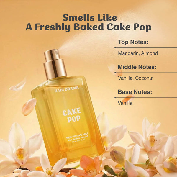 Creamy coconut hair perfume with mandarin and vanilla - long-lasting, non-sticky daily formula