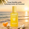 Long-lasting hair perfume mist with warm mandarin, almond, vanilla, and coconut - daily use safe
