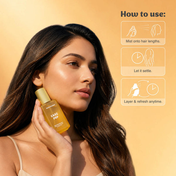 Easy to use , hair perfume mist for all hair types - alcohol-free