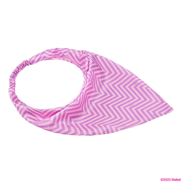 Barbie Chevron Headscarf - Lilac & Pink