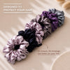 Pastel Silk Satin Scrunchies- Set of 6