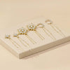 Set of 6 Celestia Crystal Hair Pins - Gold