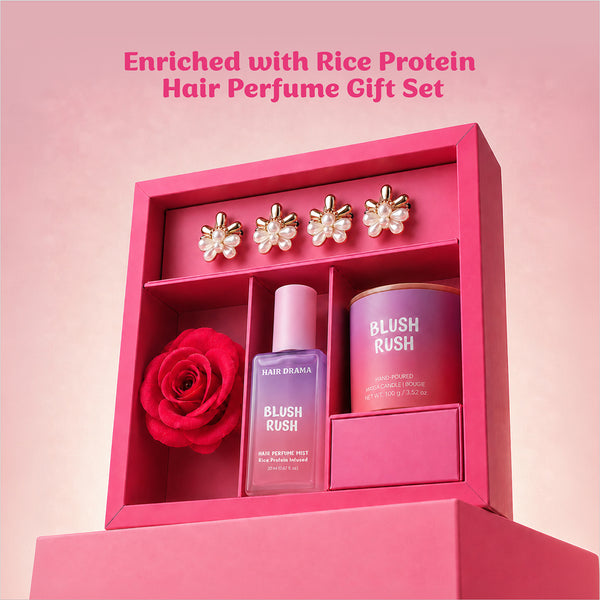 Blush Rush Gift Set – Set of 7 with Zero-alcohol Hair Perfume Mist