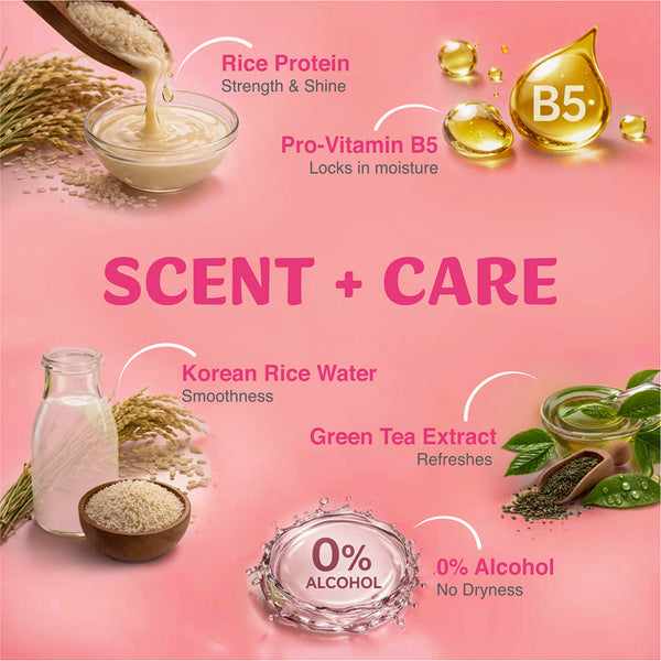 Blush Rush Gift Set – Set of 7 with Zero-alcohol Hair Perfume Mist