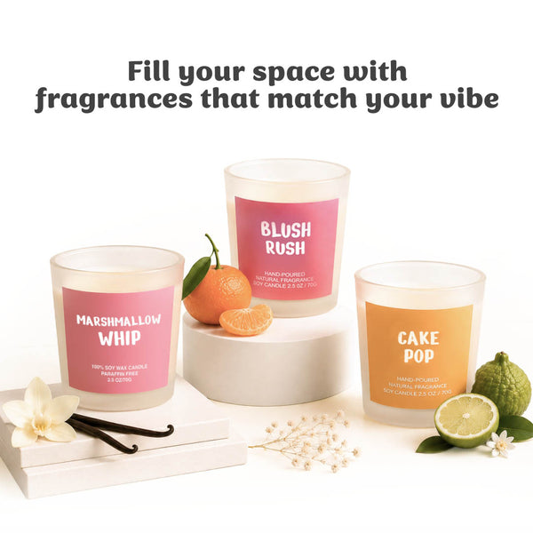 Vibe Check Candle Gift Box - Set of 3