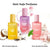 Zero alcohol hair perfume mist set with Korean rice water for soft, shiny and long-lasting fresh hair