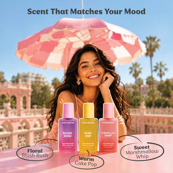 Premium hair perfume mist trio - the scent that matches your mood