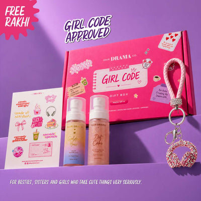 Girl Code Rakhi Gift Box - Set of 4