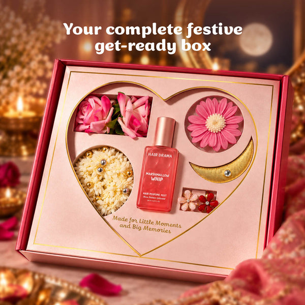 Festive Glow Hair Styling Gift Box - Set of 8