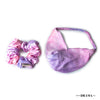 Tie-Dye Cross-Knot Stretch Headband & Scrunchie Set - Pink & Lilac