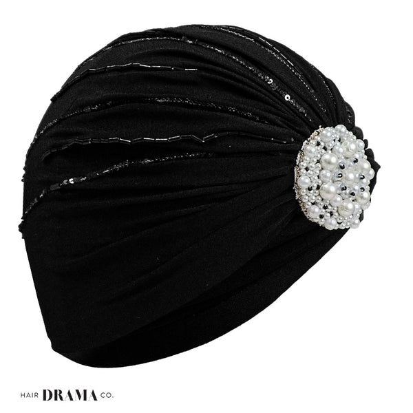 Embellished Turban - Black