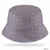 Light Grey Tweed Bucket Hat