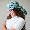 Abstract Patterned Bandana Scarf Headband - Green