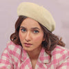 Off-white Wool Beret