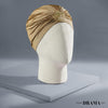 Shimmer & Glitter Turban - Beige